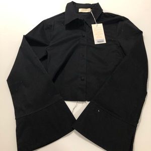 Choosy blouse crop top